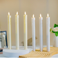 🎃Halloween-Aanbieding 50% Korting!🕯️Realistische Vlamloze LED-Taperkaarsen (6-Pack) – Flikkerende Gloed, Afstandsbediening & Timer