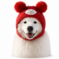 🎃Halloween-Aanbieding 50% Korting!🐻Knusse Teddybeer Hondensnoodmuts – Zachte Gebreide Winterkap Met Pompons