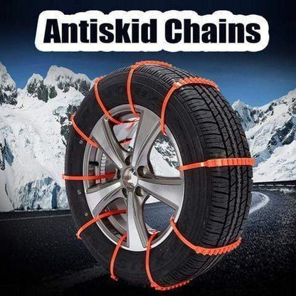 🎃Halloween-Aanbieding 50% Korting!❄️10-Delige Noodset Sneeuw- En Modder-Tractiebanden – Een Handige Winterback-up