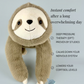 🎃Halloween-Aanbieding 50% Korting!🦥Verzwaarde Knuffel-luiaard – Zacht, Knus Knuffelmaatje