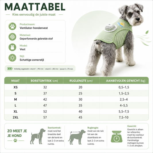 ❄️Zomerfresh 50% Korting!🐶Koelend Hondenharnas met Mini-Ventilator – Ademend Zomer Koelvest voor Kleine en Middelgrote Honden